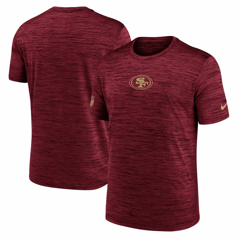 San Francisco 49ers Big & Tall Sideline Velocity Performance T-Shirt Scarlet - Nike