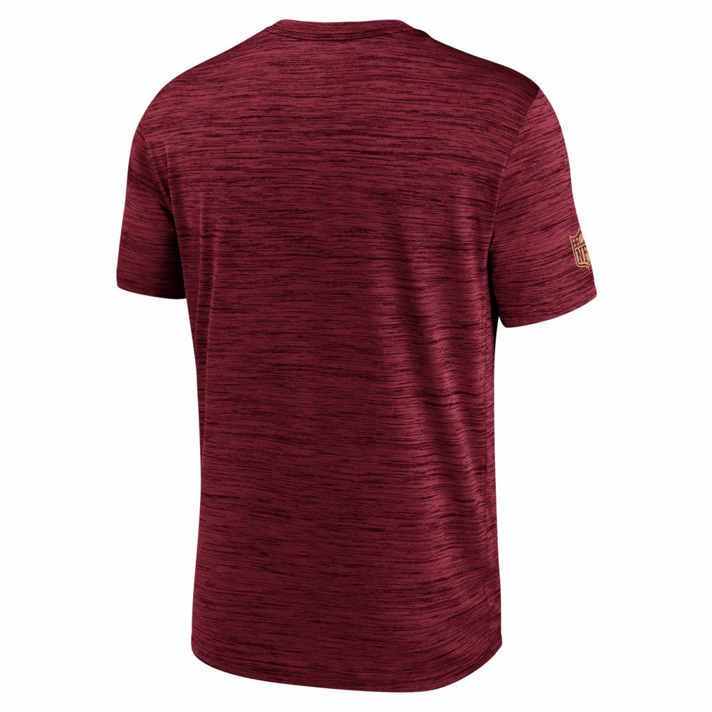 San Francisco 49ers Big & Tall Sideline Velocity Performance T-Shirt Scarlet - Nike