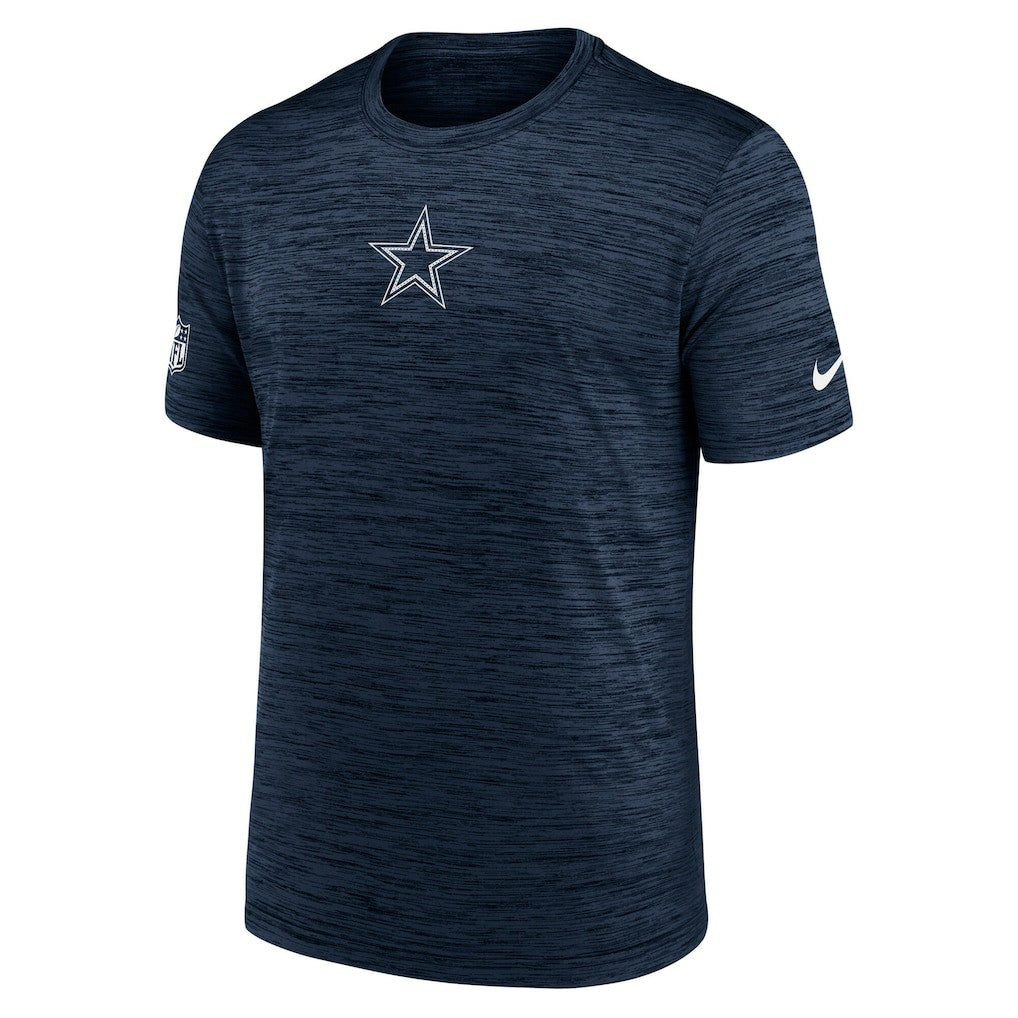 Dallas Cowboys Big & Tall Sideline Velocity Performance T-Shirt Navy - Nike