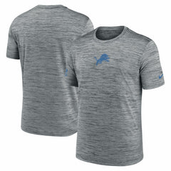 Detroit Lions Big & Tall Sideline Velocity Performance T-Shirt Gray - Nike