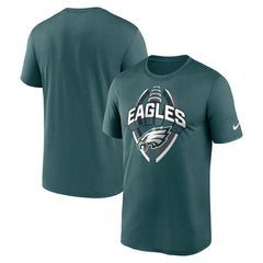 Philadelphia Eagles Big & Tall Primetime Legend Icon Performance T-Shirt Midnight Green - Nike