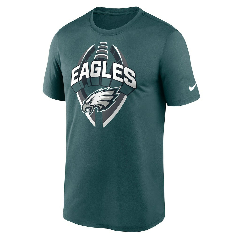 Philadelphia Eagles Big & Tall Primetime Legend Icon Performance T-Shirt Midnight Green - Nike