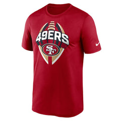 San Francisco 49ers Big & Tall Primetime Legend Icon Performance T-Shirt Scarlet - Nike