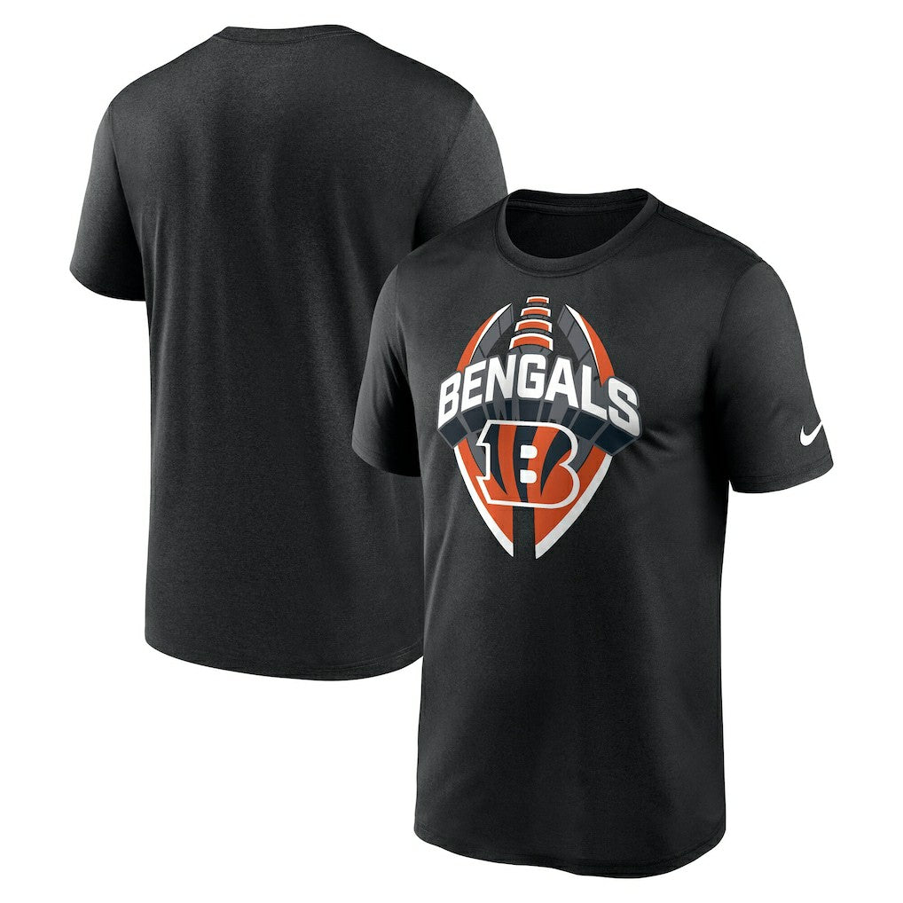 Cincinnati Bengals Big & Tall Primetime Legend Icon Performance T-Shirt Black - Nike