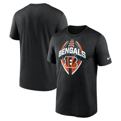 Cincinnati Bengals Big & Tall Primetime Legend Icon Performance T-Shirt Black - Nike