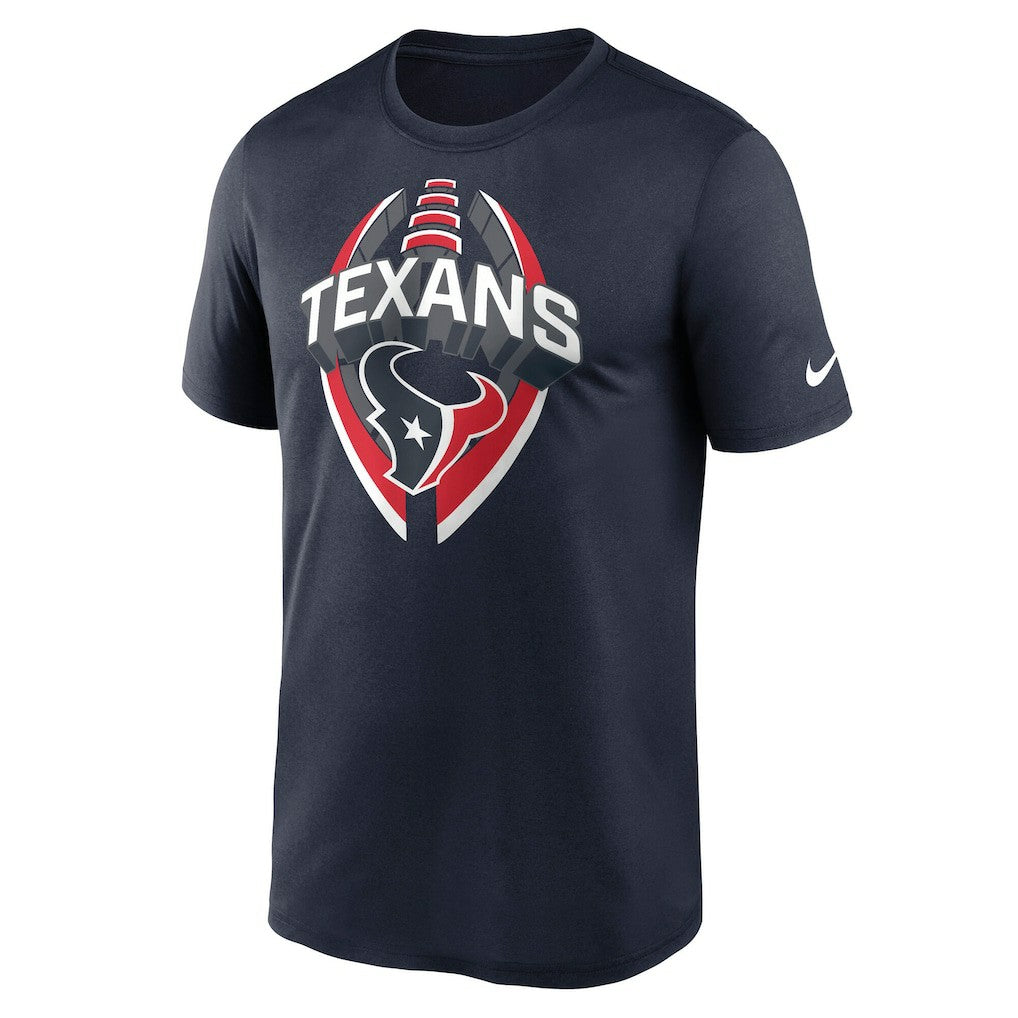 Houston Texans Big & Tall Primetime Legend Icon Performance T-Shirt Navy - Nike
