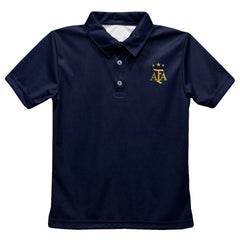 Argentina National Team Vive La Fete Youth Solid Polo - Navy