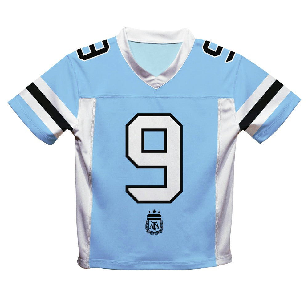 Julián Álvarez Argentina National Team Vive La Fete Football Jerseys - Light Blue