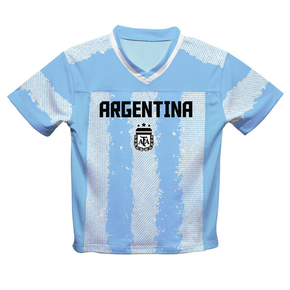 Julián Álvarez Argentina National Team Vive La Fete Football Jerseys - Light Blue