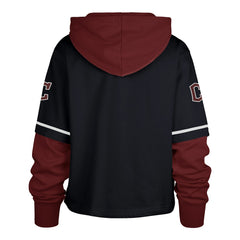 Cleveland Guardians '47 Women's City Connect Shortstop Cropped Pullover Hoodie Online