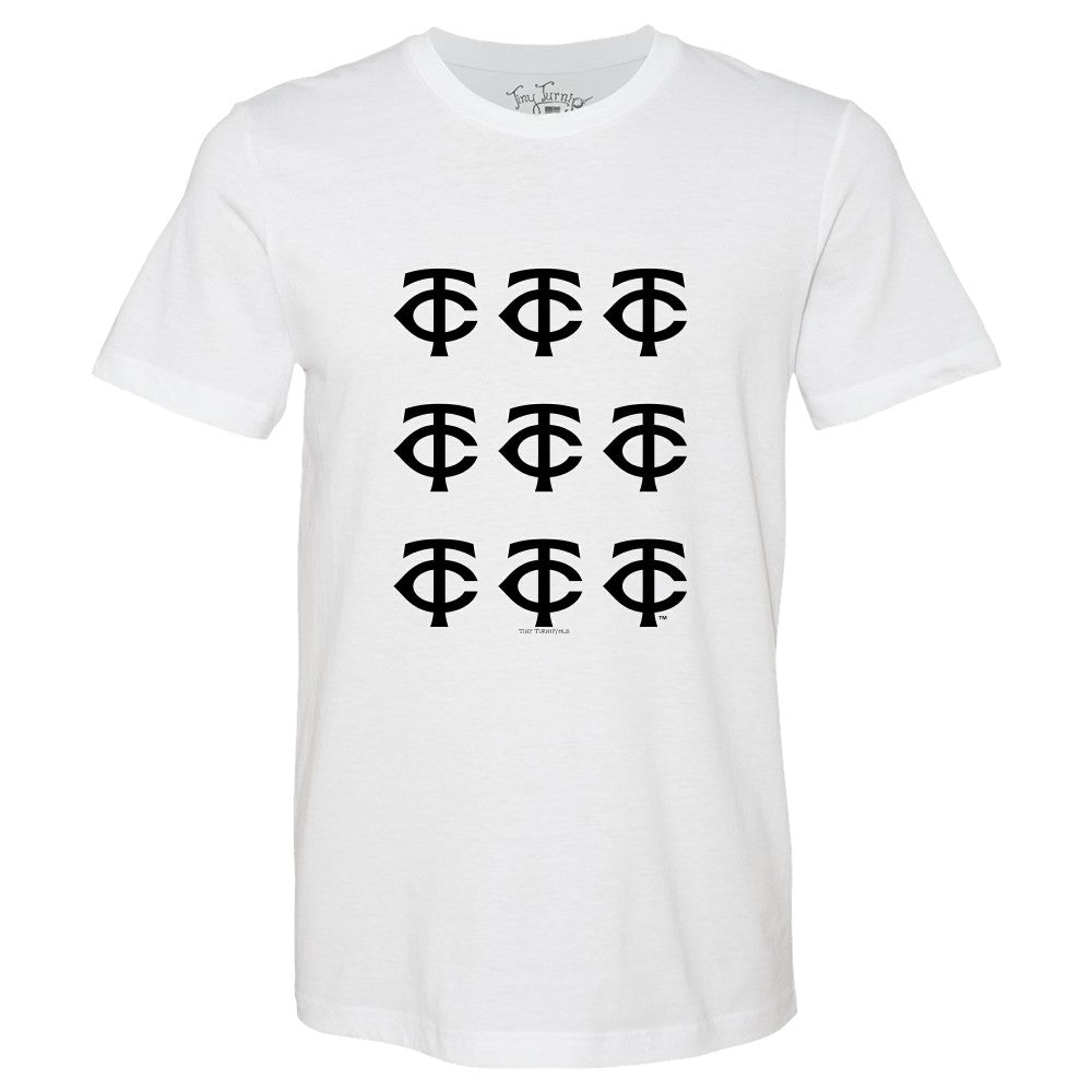 Minnesota Twins Tiny Turnip Women's Logo Grid T-Shirt Online