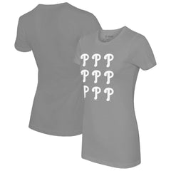 Philadelphia Phillies Tiny Turnip Women's Logo Grid  T-Shirt for sale
