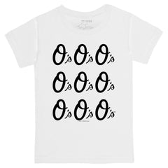 Baltimore Orioles Tiny Turnip Youth Logo Grid T-Shirt Online