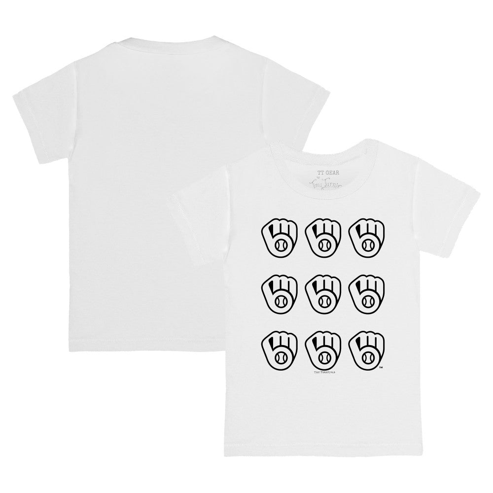 Milwaukee Brewers Tiny Turnip Youth Logo Grid T-Shirt for sale