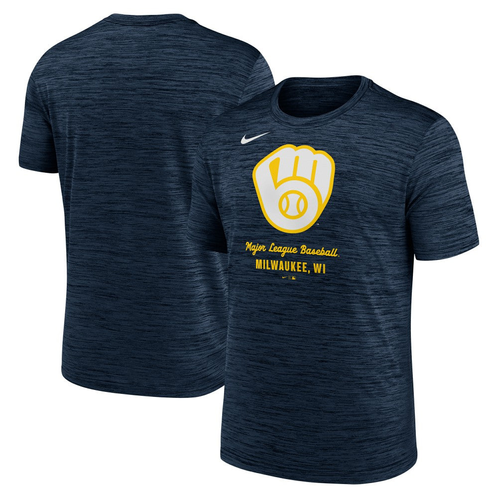 Milwaukee Brewers Nike Velocity Dri-FIT T-Shirt On Sale
