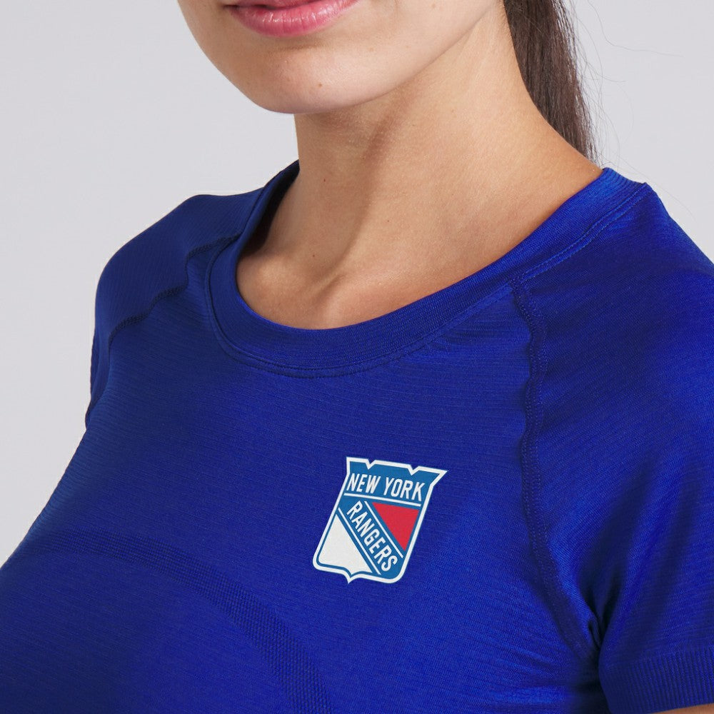 New York Rangers lululemon Women's Swiftly Tech Short-Sleeve Shirt 2.0 College Cobalt