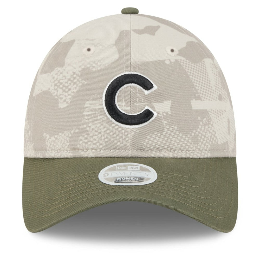 Chicago Cubs New Era Women's 2025 Armed Forces Day 9TWENTY Adjustable Hat for sale