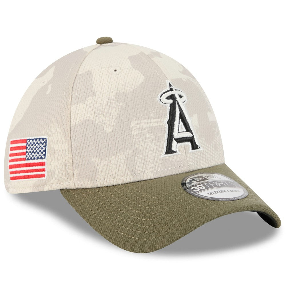 Los Angeles Angels New Era 2025 Armed Forces Day 39THIRTY Flex Hat Sale
