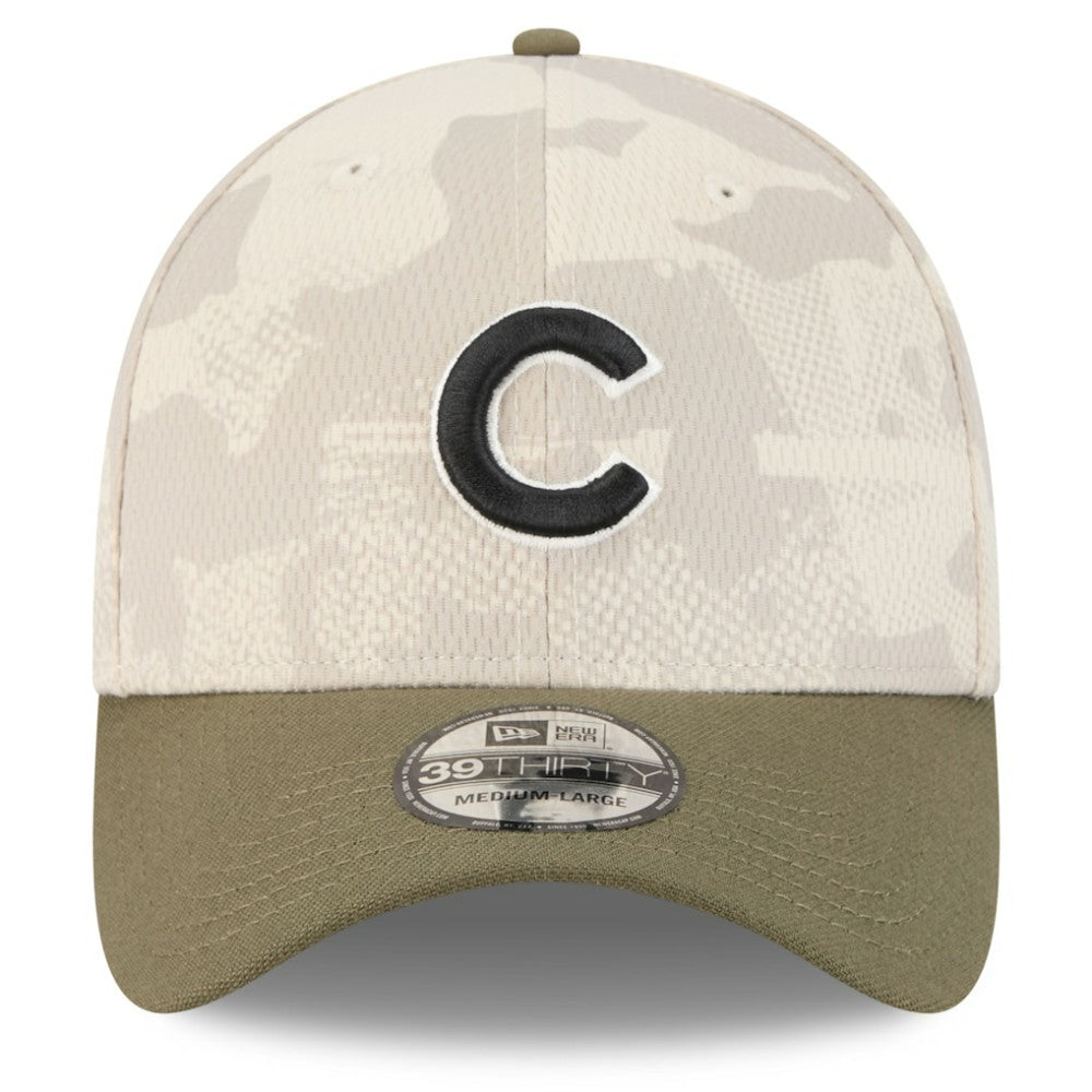 Chicago Cubs New Era 2025 Armed Forces Day 39THIRTY Flex Hat Clearance