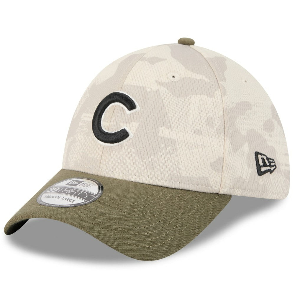 Chicago Cubs New Era 2025 Armed Forces Day 39THIRTY Flex Hat Clearance