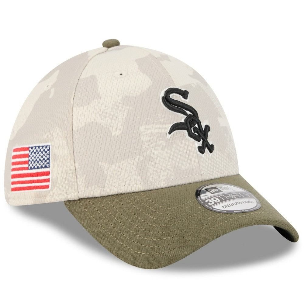 Chicago White Sox New Era 2025 Armed Forces Day 39THIRTY Flex Hat Clearance