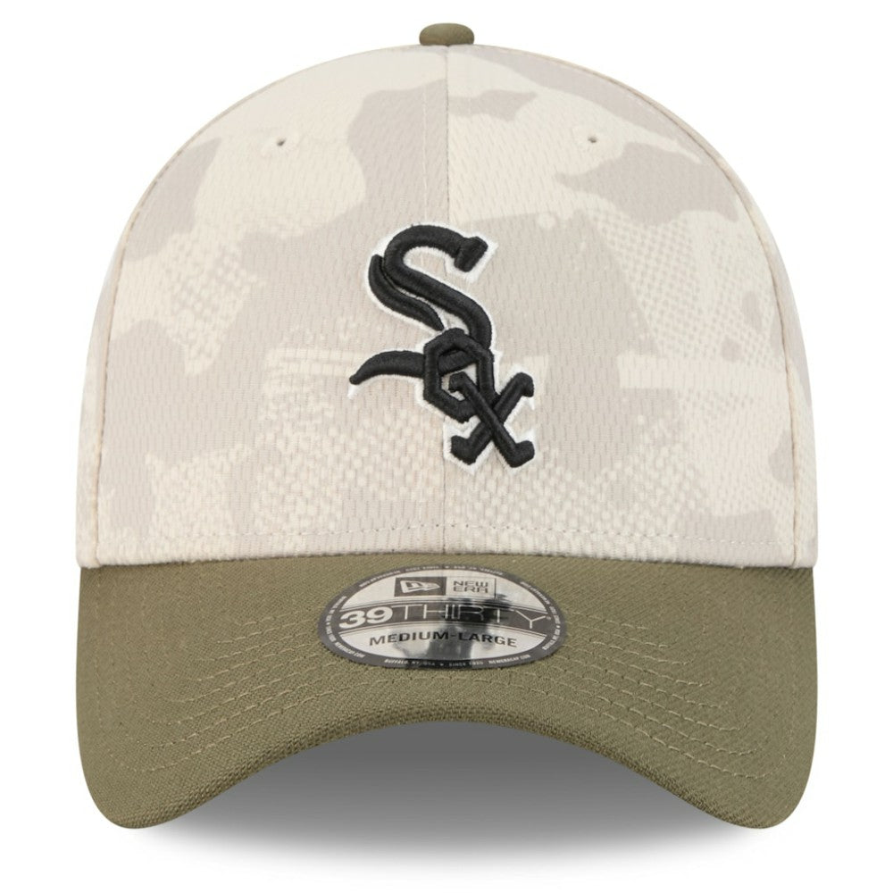 Chicago White Sox New Era 2025 Armed Forces Day 39THIRTY Flex Hat Clearance