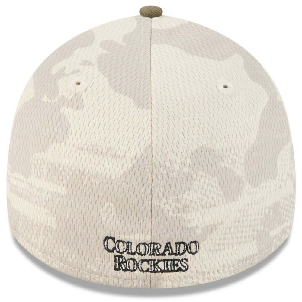 Colorado Rockies New Era 2025 Armed Forces Day 39THIRTY Flex Hat Sale