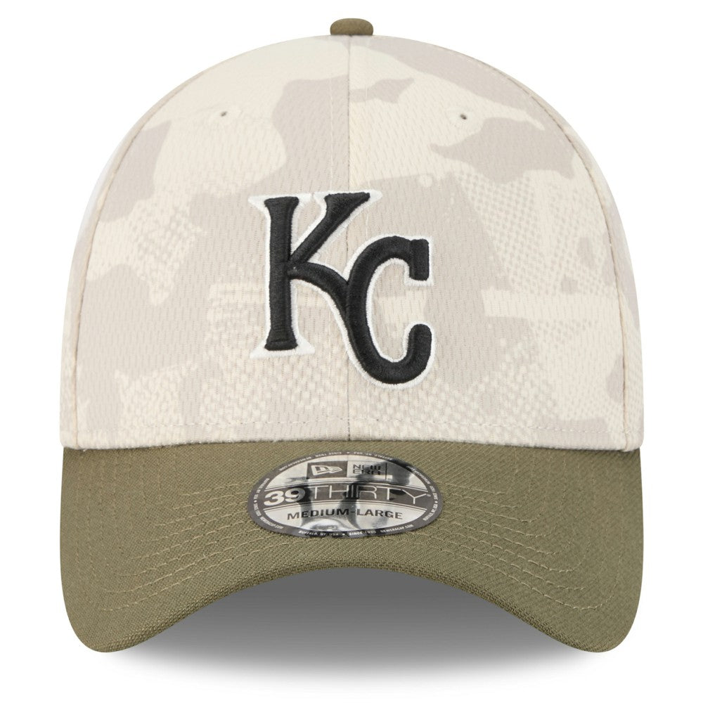 Kansas City Royals New Era 2025 Armed Forces Day 39THIRTY Flex Hat Clearance