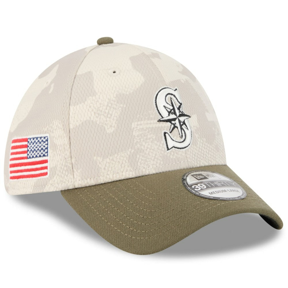 Seattle Mariners New Era 2025 Armed Forces Day 39THIRTY Flex Hat discount