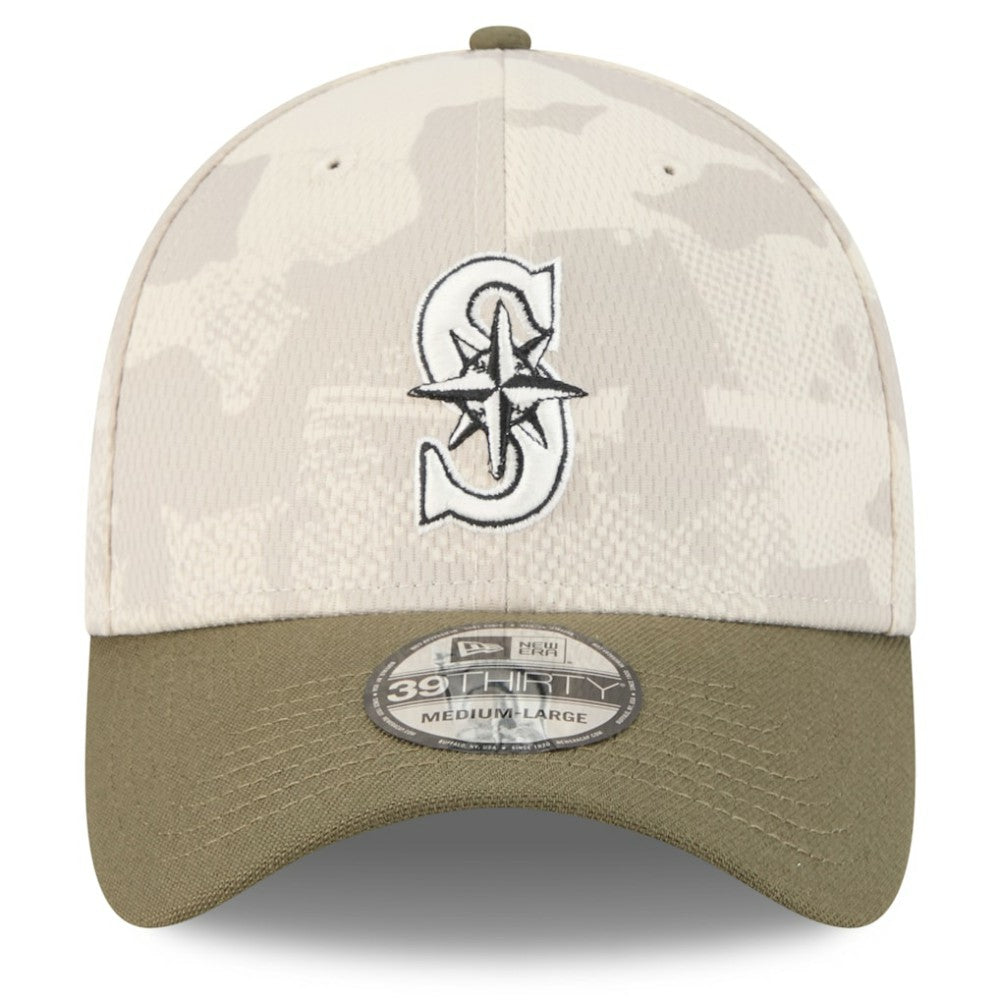 Seattle Mariners New Era 2025 Armed Forces Day 39THIRTY Flex Hat discount