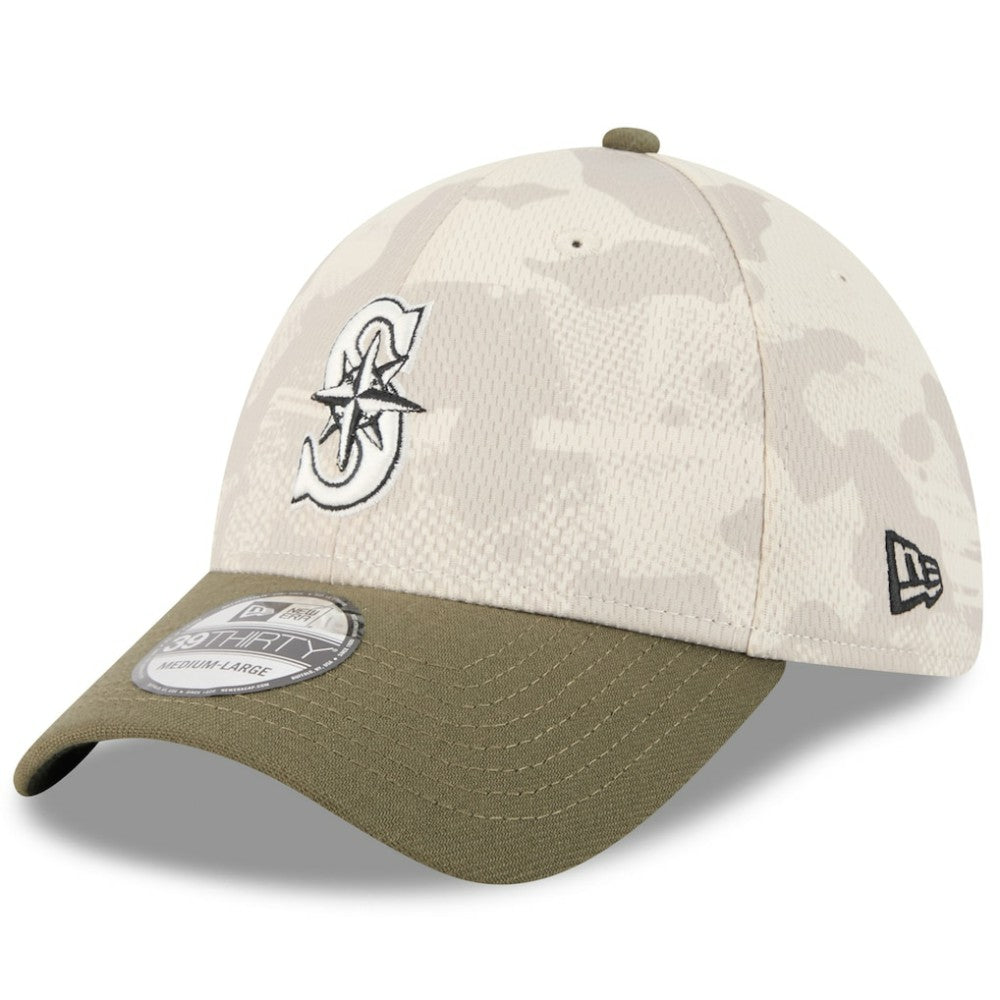 Seattle Mariners New Era 2025 Armed Forces Day 39THIRTY Flex Hat discount