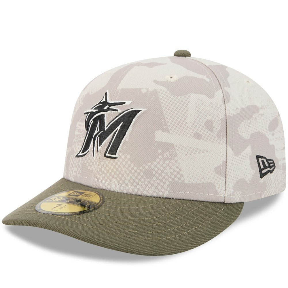 Miami Marlins New Era 2025 Armed Forces Day 59FIFTY Fitted Hat Clearance