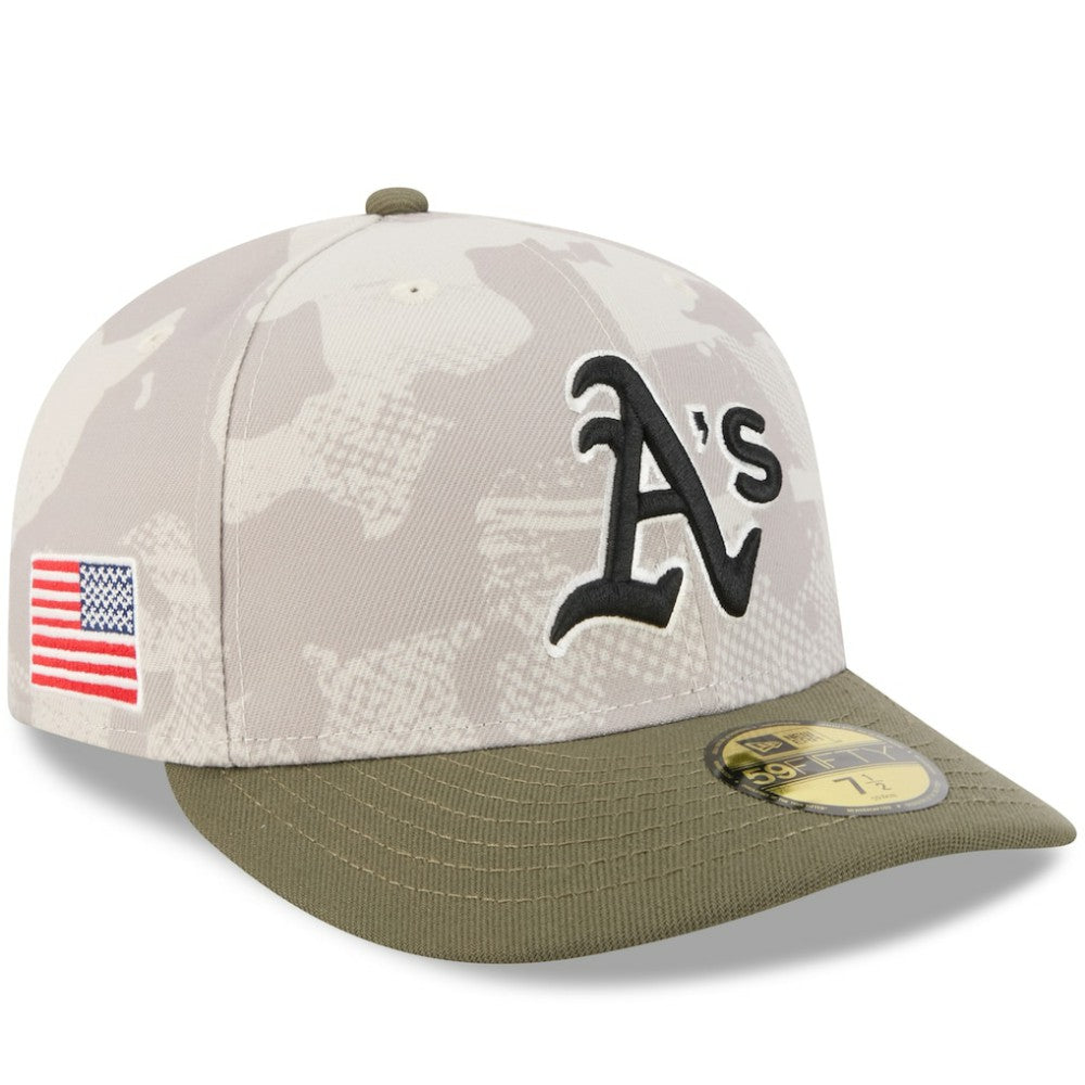 Athletics New Era 2025 Armed Forces Day 59FIFTY Fitted Hat Sale