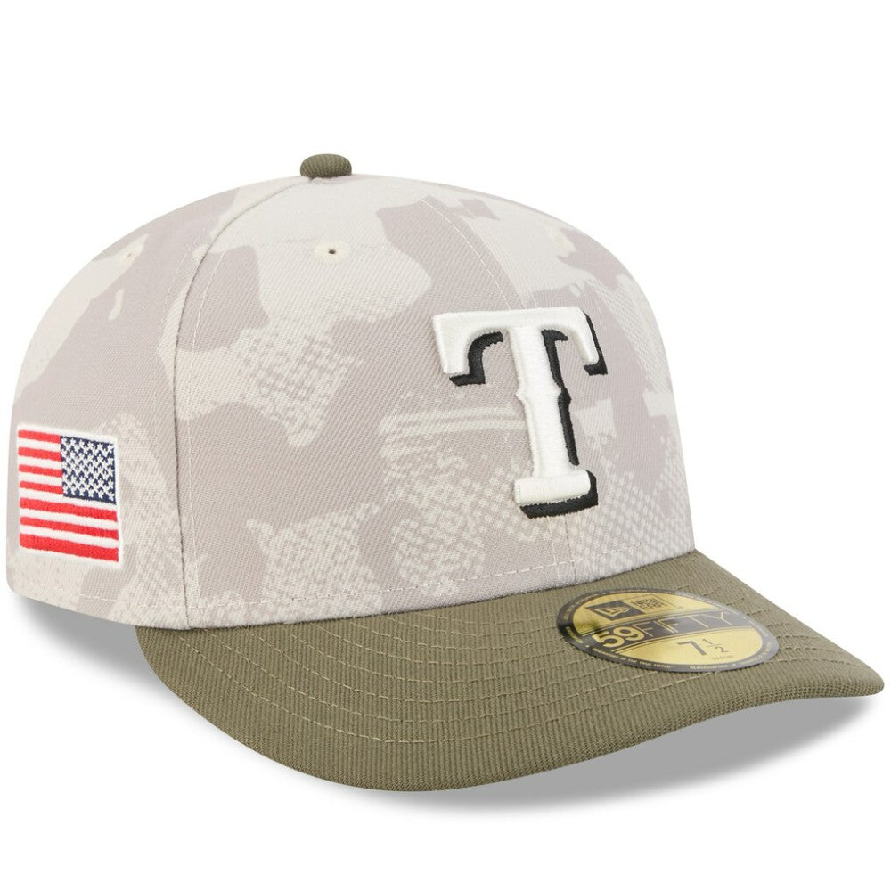 Texas Rangers New Era 2025 Armed Forces Day 59FIFTY Fitted Hat Lifestyle