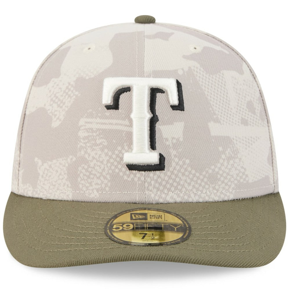 Texas Rangers New Era 2025 Armed Forces Day 59FIFTY Fitted Hat Lifestyle