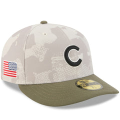 Chicago Cubs New Era 2025 Armed Forces Day 59FIFTY Fitted Hat Lifestyle