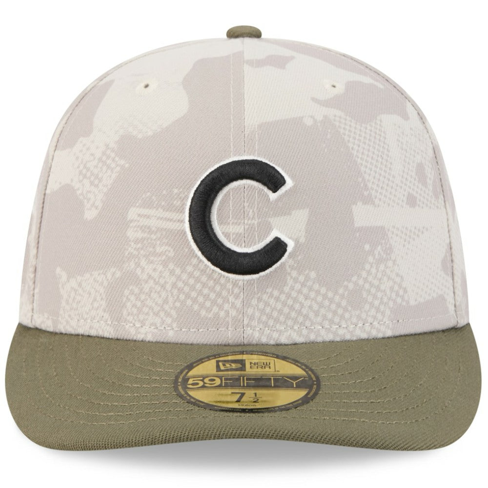 Chicago Cubs New Era 2025 Armed Forces Day 59FIFTY Fitted Hat Lifestyle