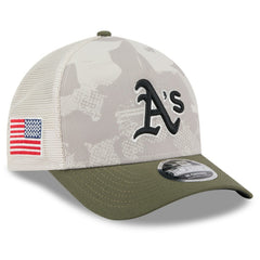 Athletics New Era 2025 Armed Forces Day 9FORTY M-Crown A-Frame Adjustable Hat Near Me