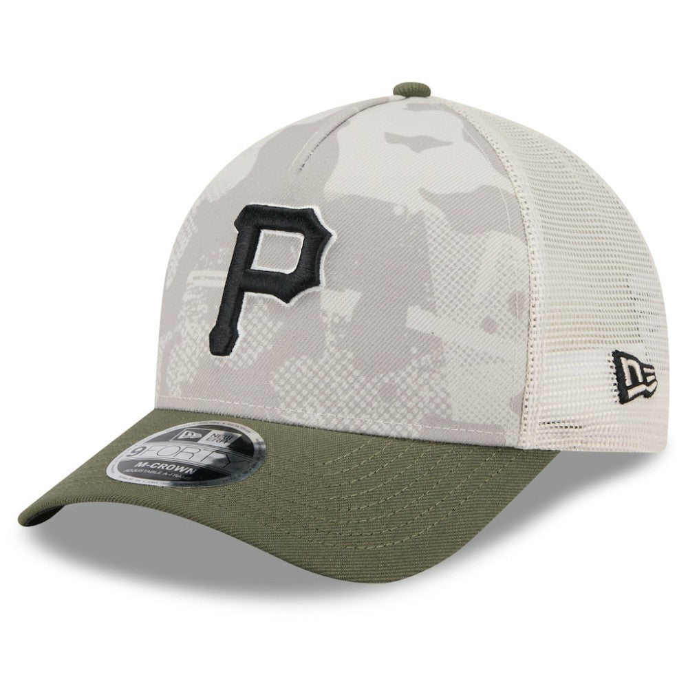 Pittsburgh Pirates New Era 2025 Armed Forces Day 9FORTY M-Crown A-Frame Adjustable Hat Online