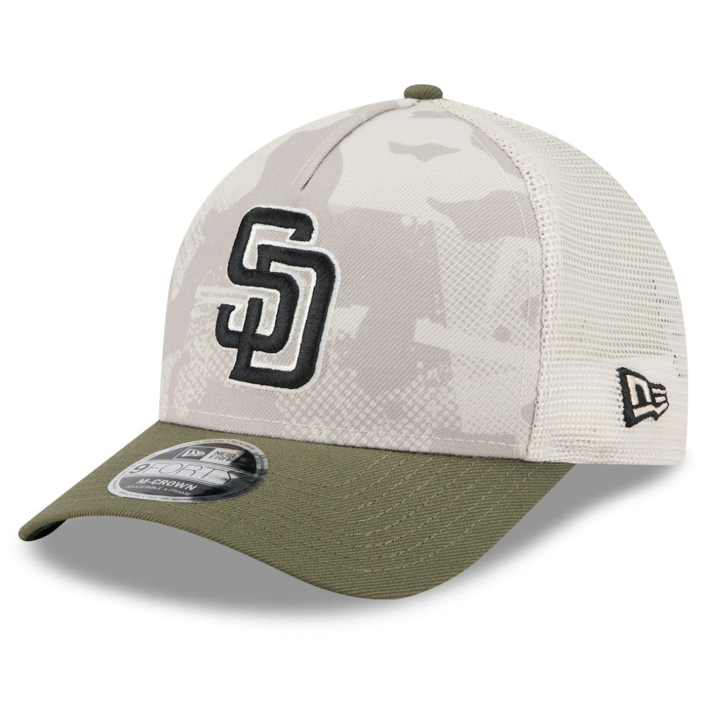 San Diego Padres New Era 2025 Armed Forces Day 9FORTY M-Crown A-Frame Adjustable Hat Online