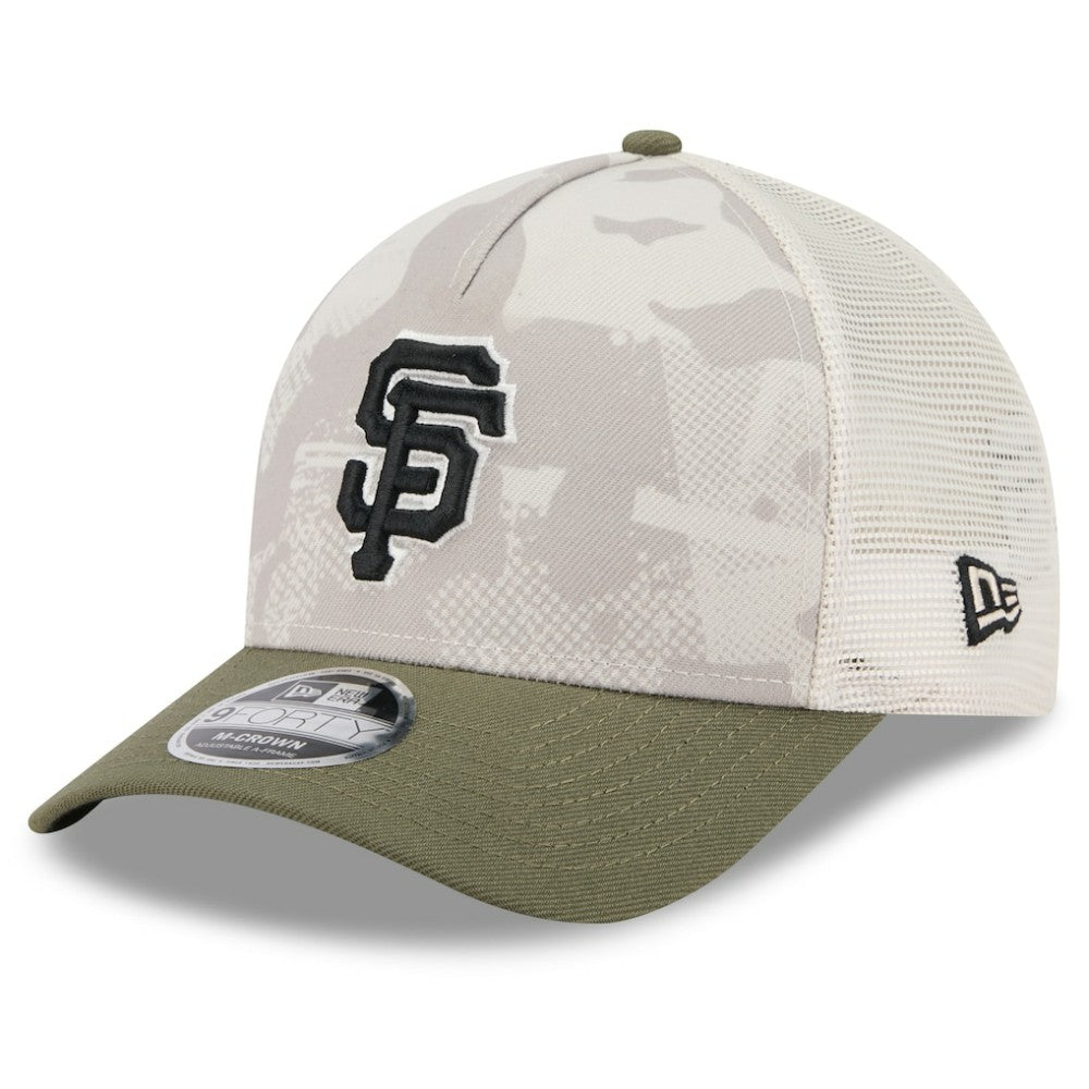 San Francisco Giants New Era 2025 Armed Forces Day 9FORTY M-Crown A-Frame Adjustable Hat On Sale