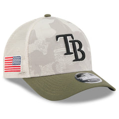 Tampa Bay Rays New Era 2025 Armed Forces Day 9FORTY M-Crown A-Frame Adjustable Hat Sale