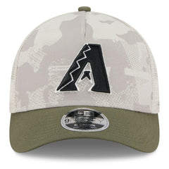 Arizona Diamondbacks New Era 2025 Armed Forces Day 9FORTY M-Crown A-Frame Adjustable Hat Lifestyle