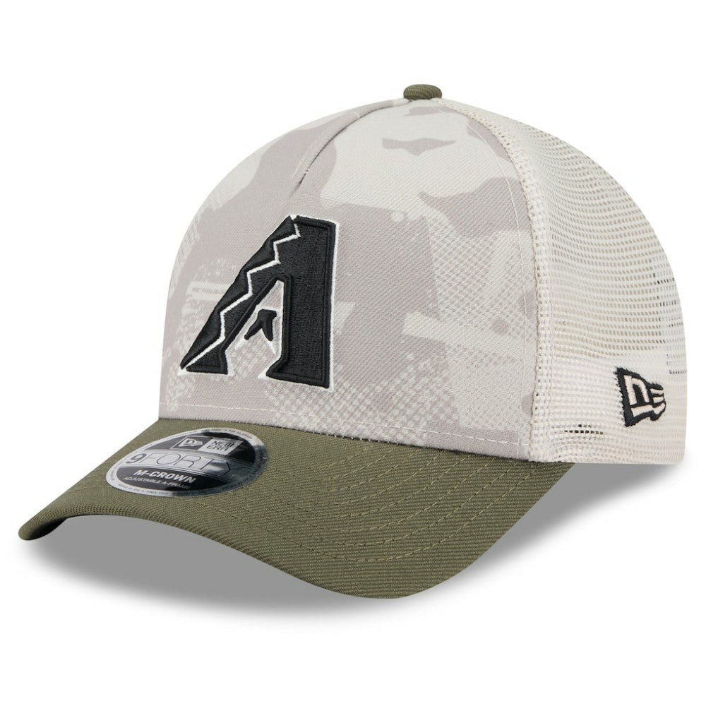 Arizona Diamondbacks New Era 2025 Armed Forces Day 9FORTY M-Crown A-Frame Adjustable Hat Lifestyle