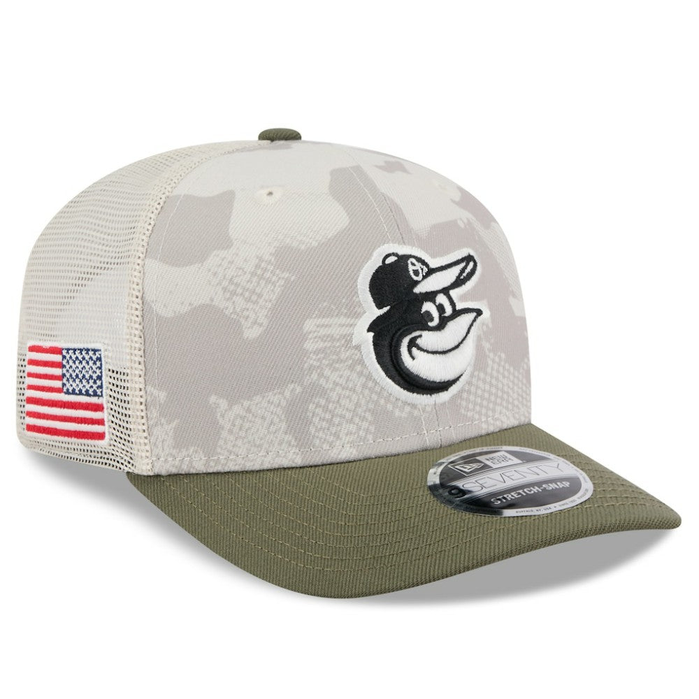 Baltimore Orioles New Era 2025 Armed Forces Day 9SEVENTY Stretch-Snap Hat Near Me