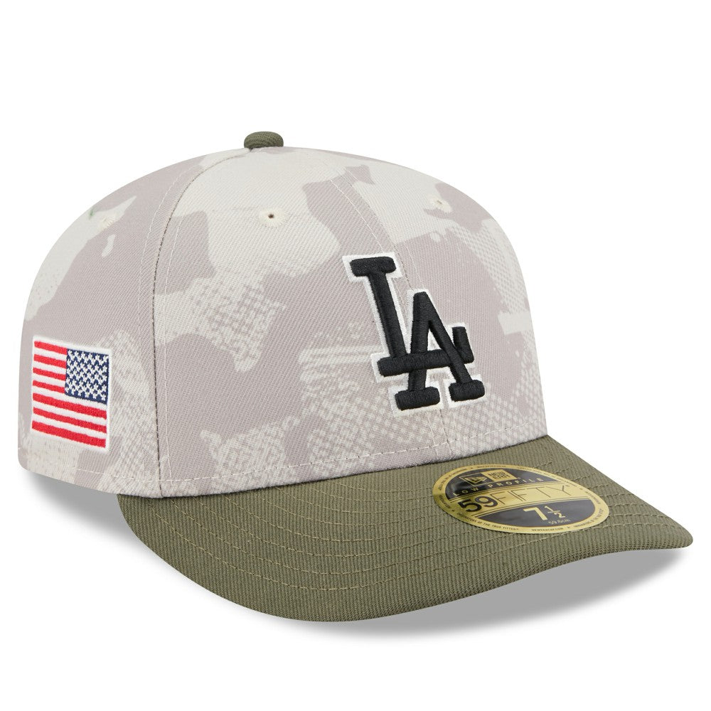 Los Angeles Dodgers New Era 2025 Armed Forces Day Low Profile 59FIFTY Fitted Hat discount