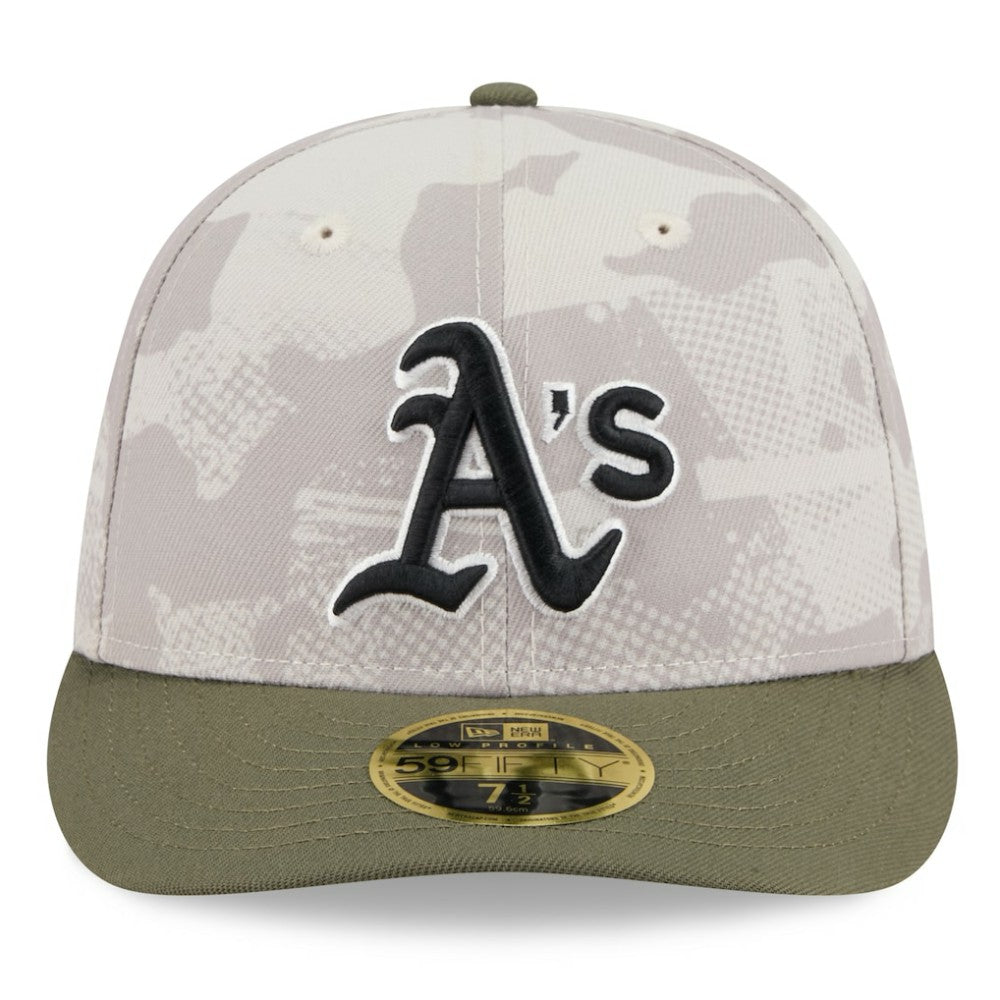 Athletics New Era 2025 Armed Forces Day Low Profile 59FIFTY Fitted Hat Sale