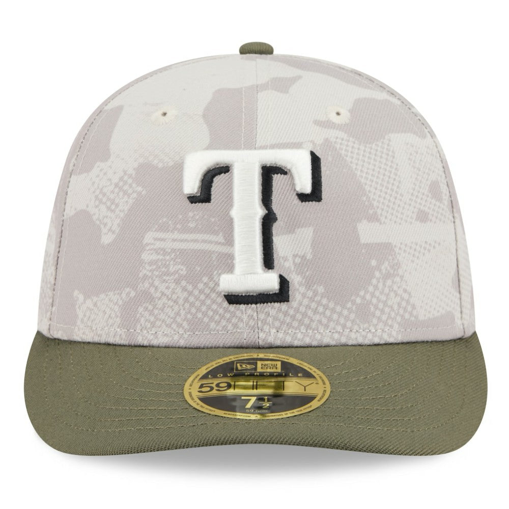 Texas Rangers New Era 2025 Armed Forces Day Low Profile 59FIFTY Fitted Hat Clearance
