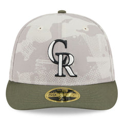 Colorado Rockies New Era 2025 Armed Forces Day Low Profile 59FIFTY Fitted Hat for sale