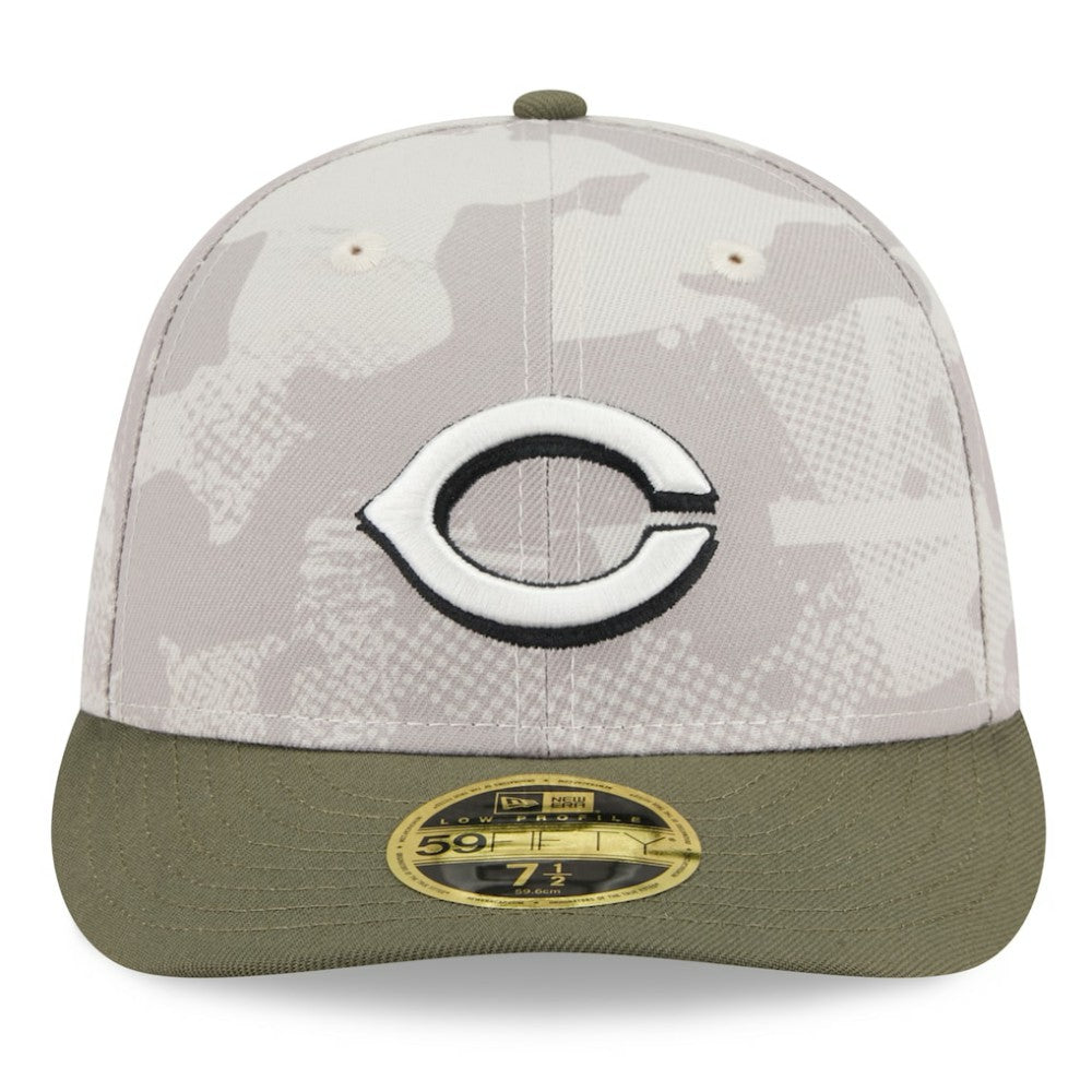 Cincinnati Reds New Era 2025 Armed Forces Day Low Profile 59FIFTY Fitted Hat discount